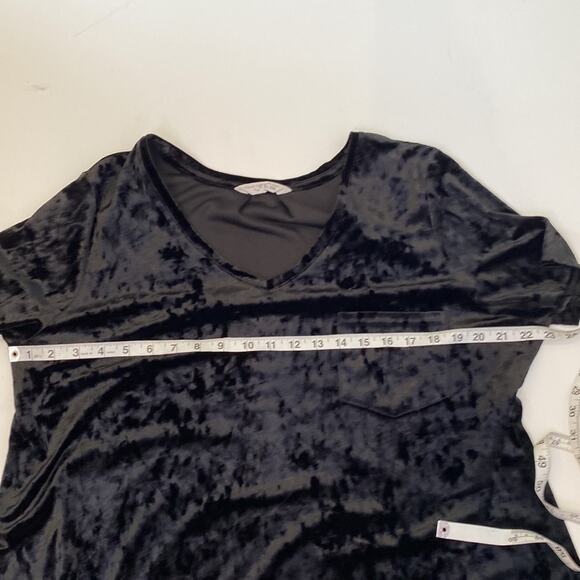 Spring + Mercer Velvet Legging Pocket Tee High Low EUC Sz XXL Polyester Stretch - Picture 8 of 13